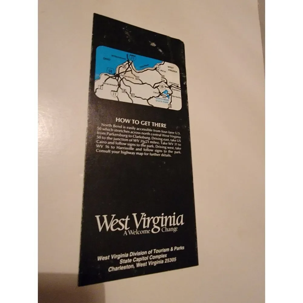 Vintage Brochure Travel Pamphlet Booklet North Bend State Parks Of West Virginia